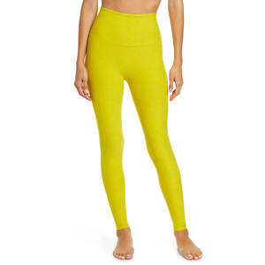 Leggings de yoga légers à taille élastique, couleur unie, nouveau style, avec logo personnalisé – Offre spéciale à prix abordable - Product Image 2