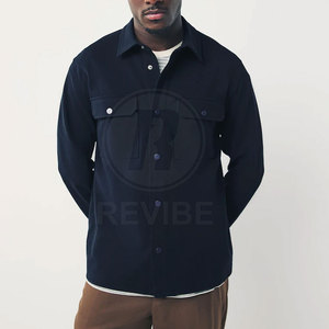 Casual Fashion <b>Men</b> Shackets High Quality Customizable Soft Cotton Eco-Friendly Breathable Canvas Durable Lightweight Trench - Product Image 2