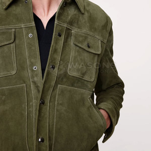Wholesale Men <b>Trucker</b> <b>Jacket</b> Custom Logo Casual Fashion Everyday Look Outerwear Street Style - Product Image 2