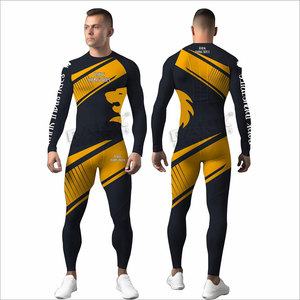 Outdoor Use New Design <b>Men</b> Rash Guard Sets Fitness Wear <b>Men</b> Rash Guard Sets Hot Sale <b>Men</b> Rash Guard Sets - Product Image 3