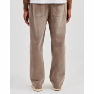 Pantalones de chándal anchos de algodón de alta calidad para hombre, de doble corte, pierna recta, estilo hip hop, acampanados, de invierno, estampados, de ajuste holgado. - Product Image 6
