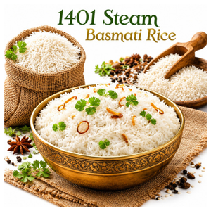 ข้าวบาสมาติอินเดีย 1401 เมล็ดยาว สีขาว ข้าวอบแห้ง เมล็ดยาว เนื้อเหนียวแน่น จำหน่ายส่ง ปรับแต่งบรรจุภัณฑ์และฉลากสินค้าได้ - Product Image 2