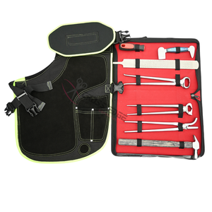 Farrier <b>Apron</b> Kit with Hammer Hoof Nipper Alligator Clincher Shoe Puller Rasp File Hoof Buffer Horse Shoeing Tools - Product Image 4