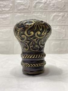 Empuñadura de Bastón de Latón Grabada Moderna de 5 Pulgadas, Diseño Vintage para Bastón de Madera, Venta al por Mayor OEM - Product Image 5