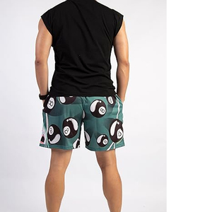 OEM Breathable Comfortable 100% Polyester <b>Mens</b> Mesh <b>Shorts</b> 5-inch Inseam Custom Floral Camouflage <b>Pattern</b> Heavyweight Drawstring - Product Image 4