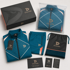 Ensemble de survêtement de baseball à fermeture éclair intégrale avec pantalon fuselé, uniforme d'entraînement pour équipe sportive - Product Image 5