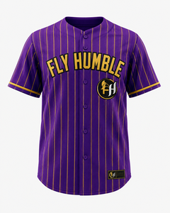 Camiseta de Béisbol Fly Humble para Hombre, Blanca con Rayas Finas, Manga Larga, Cuello en V, Cierre de Botones, Transpirable, Antibacteriana, 220g Poliéster - Product Image 6
