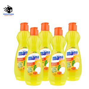 Liquide vaisselle détergent, nettoyant efficace pour la graisse, mousse longue durée, Mama Lemon, emballage en bouteille, parfum citron frais, Indonésie - Product Image 3