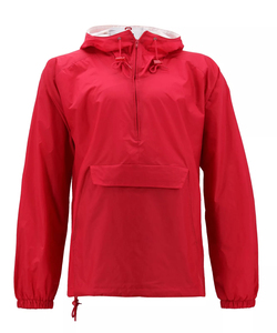 Wholesale Men's Hooded Windbreaker Jackets with Custom Colors & Logo Low MOQ Breathable Eco-Friendly Letter Pattern - Product Image 4