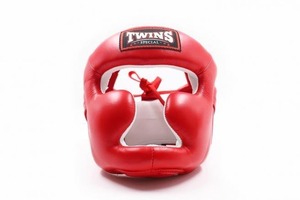Personalized Custom Made Twins <b>Head</b> Guard High Quality Made By 100 % Genuine Leather For Kick Boxing <b>Training</b> And Fighting - Product Image 2