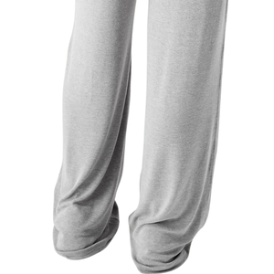 Pantalon de yoga gris clair pour femme, coupe large, taille haute, extensible, respirant, idéal pour la gym, l'entraînement, la détente et les activités sportives - Product Image 6