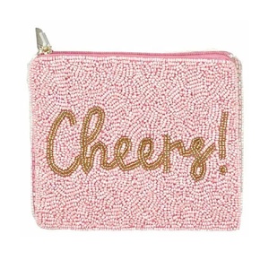 Monedero con Cierre de Cremallera y Diseño de As de Cartas con Cuentas, Mini Bolsa para Monedas para Mujer, para Llevar Llaves, Tarjetas, Efectivo y Maquillaje, Accesorio para Chicas - Product Image 3