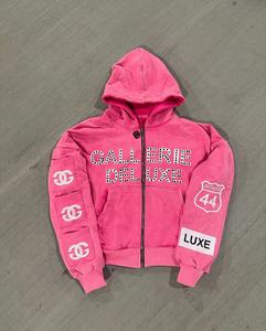 Ensemble survêtement personnalisé avec sweat-shirt et pantalon de survêtement, 500 GSM, 100% coton molletonné, poids lourd, pour hommes - Product Image 1