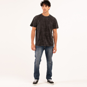 T-shirts en coton lavé 100 % de haute qualité pour hommes, vente en gros, poids lourd, respirants, séchage rapide, coupe classique avec option OEM - Product Image 1