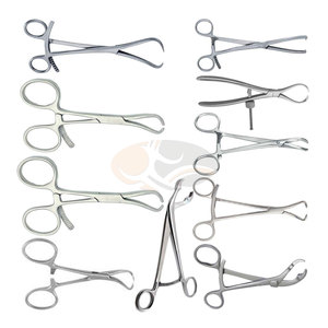 Kit de pinces à os 10 pièces en acier inoxydable robuste, type Kern, auto-centrantes, pour chirurgie orthopédique - Product Image 4