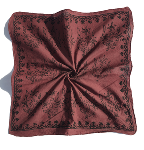 Pañuelo para el Cabello con Estampado a Mano, Estilo Boho, para Niñas y Mujeres, Pañuelo Personalizado al por Mayor para Eventos, Regalo, Pañuelo Cuadrado con Estampado Vintage - Product Image 6