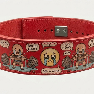 เข็มขัดยกน้ำหนักหนังแท้แบบหนาพิเศษ พร้อมคันโยก รองรับหลังอย่างมืออาชีพ เหมาะสำหรับการยกน้ำหนักและการออกกำลังกายในยิม - Product Image 3