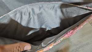 Artisanal Up cycled Patchwork <b>Laptop</b> <b>Sleeve</b> Sustainable Handcrafted Protective Case for Eco-Conscious Professionals - Product Image 3