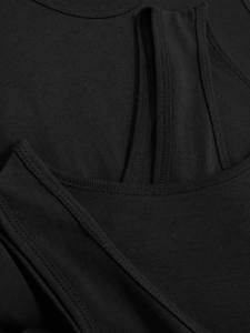 Lot de 3 débardeurs sans manches en coton noir pour homme - Product Image 6
