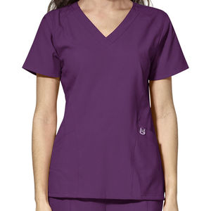 Hauts d'uniforme médical à col en V, chemises extensibles pour infirmières - Product Image 4
