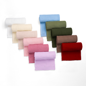 Eco-Friendly <b>Knitted</b> Baby Blanket 100% Cotton Solid Color Cute Style Custom <b>Throw</b> Blanket for Newborn Sleeping Gift Spring OEM - Product Image 5