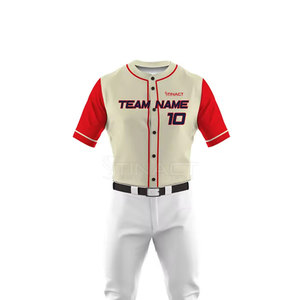 Uniforme de baseball classique et unique en polyester 100% pour adultes, vente en gros - Product Image 4