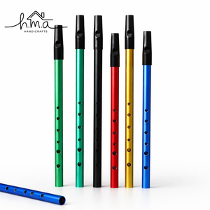 Brass Tin Whistle Flute C Key Metal Penny Whistle Gold Finish Lightweight <b>Musical</b> <b>Instrument</b> for Beginners Practice Gift - Product Image 2