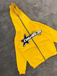 Wholesale Custom Puff Printing Hoodies <b>Pullover</b> Hoody High Quality Unisex Blank Fleece Hoodies <b>Men</b> - Product Image 5