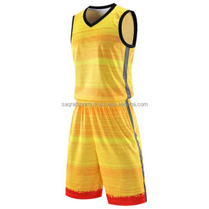 Uniforme de basket-ball universitaire personnalisé pour hommes et femmes - Ensemble d'uniformes sportifs unisexes, maillots sans manches, t-shirts 100% polyester - Product Image 4