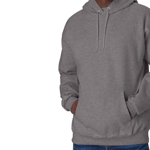 Sudadera con Capucha para Hombre, Color Sólido, Corte Regular, Felpa de Algodón, Informal, para Otoño, con Bolsillo Delantero y Capucha con Cordón Ajustable - Product Image 3