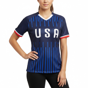 Camiseta de Fútbol de la Selección Nacional 2025, Impresa, 100% Poliéster, Alta Calidad, Impermeable y Transpirable, con OEM - Product Image 5