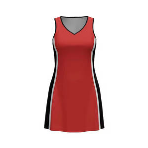 Tenue d'équipe personnalisée en polyester respirant pour le netball, uniforme de haute qualité en stock pour femmes - Product Image 3
