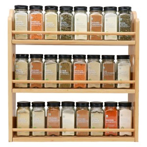 Étagère à épices artisanale en bois de manguier au design rustique |   Meubles de rangement de cuisine écologiques et durables, finition antique, vente en gros - Product Image 3