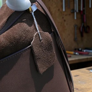 Sac fourre-tout en cuir véritable de haute qualité pour femmes, grande capacité, sac à main en cuir de vachette givré avec fermeture ouverte et à glissière - Product Image 4
