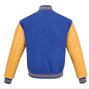 Veste universitaire en laine premium pour homme, logo personnalisé brodé, style vintage universitaire, coupe classique, streetwear, vêtements d'extérieur - Product Image 2