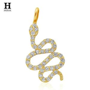 Colgante de Serpiente con Diamantes de Lujo - Collar Minimalista con Motivo Animal en Oro - Joyería Fina para Regalo - Product Image 2