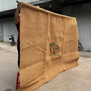 Wholesale Eco-Friendly Coconut Privacy <b>Screen</b> High-Strength Natural Coconut Rope <b>Mesh</b> for Outdoor Sun Shading Window Curtain - Product Image 1