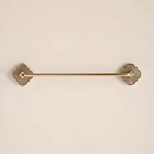 Most Attractive Tone Rectangle Towel Ring Wall Mounted Metal Storage Holder For Bathroom Classic Style Towel Holder - Product Image 4