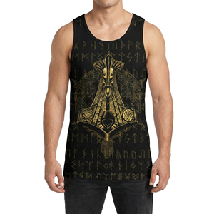 Bulk Customizable Men's Sleeveless Gym <b>Vest</b> High Performance Athletic Muscle Tank Top Workout Shirt Wholesale Price Tank Tops - Product Image 1