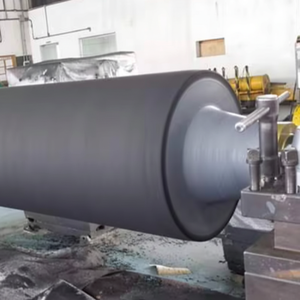 Rodillos de caucho recubiertos de ebonita, resistentes al calor y a los solventes, para uso industrial en papel, textiles, cuero, madera, plástico, etc. - Product Image 4