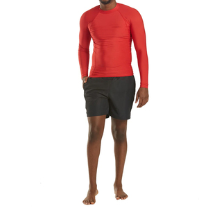 Custom Logo Sublimated Full Sleeve <b>Compression</b> Rash Guard <b>for</b> <b>Men</b>-Polyester/Nylon Quick Dry Seamless Fusing 220g Fabric - Product Image 2