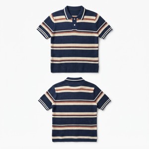 Pull tricoté de qualité supérieure pour femme Acclaim Masonic International, à manches courtes, col rond, motif géométrique montagne, 100% coton - Product Image 1