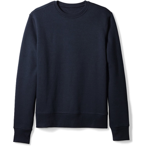 Wholesale Mens Navy Blue White Chest Panel Crew Neck Sweatshirt Long Sleeve Custom <b>Pullover</b> <b>Jumper</b> - Product Image 6