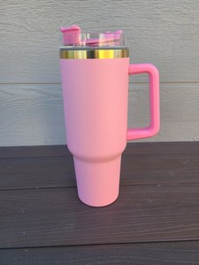 Green Stainless Steel Vacuum Tumbler With Lid Minimalist Design Travel <b>Mug</b> Double Wall Insulated 24 Hour <b>Thermal</b> Performance - Product Image 3