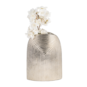Jarrón de Flores de Aluminio Hecho a Mano por Diseñadores para Decoración del Hogar, Arreglos Florales y Decoración Interior de Lujo - Product Image 1