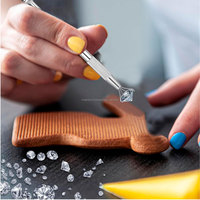 Outil de fabrication de bijoux en or chaud, pince à 4 griffes en acier inoxydable pour perles, pierres précieuses et petits objets, options personnalisées