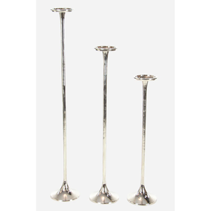 Ensemble de 3 bougeoirs en aluminium - Écologique, durable, résistant à la chaleur, fait main pour la décoration d'hôtel et de maison, pour Noël et la Saint-Valentin - Product Image 6