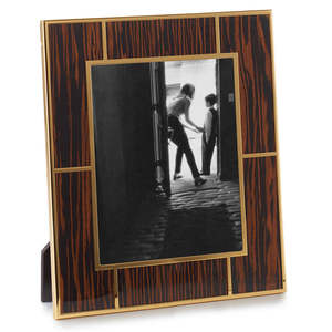 Modern Dark Walnut Texture Picture <b>Frame</b> Beveled Edge Tabletop Photo <b>Frame</b> for Office & Home Accent - Product Image 6