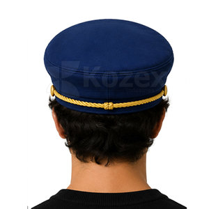 Meilleur choix : Chapeau de marin classique léger en polyester/coton pour l'extérieur, idéal pour les défilés, événements et occasions spéciales - Product Image 6