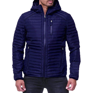 Vestes d'hiver chaudes à capuche pour hommes, vestes matelassées en duvet, vente en gros de vestes matelassées, prix de gros - Product Image 2